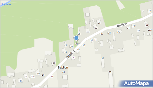 Babilon, Babilon, 38, mapa Babilon