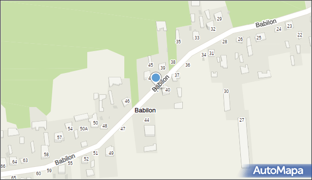 Babilon, Babilon, 41, mapa Babilon