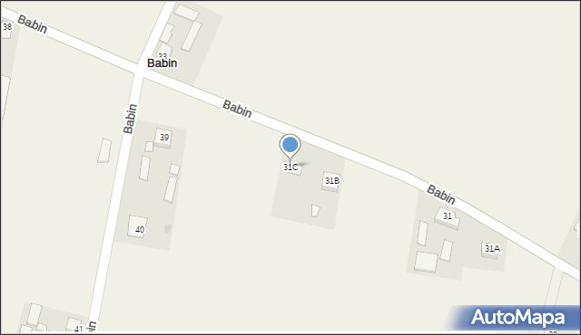 Babin, Babin, 31C, mapa Babin