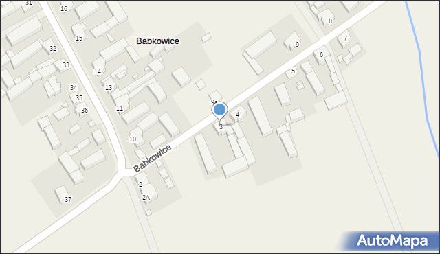 Babkowice, Babkowice, 3, mapa Babkowice