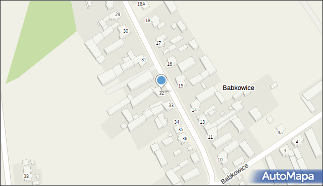 Babkowice, Babkowice, 32, mapa Babkowice