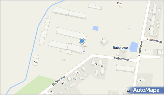 Baborowo, Baborowo, 2, mapa Baborowo