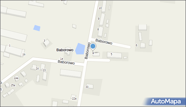Baborowo, Baborowo, 4, mapa Baborowo