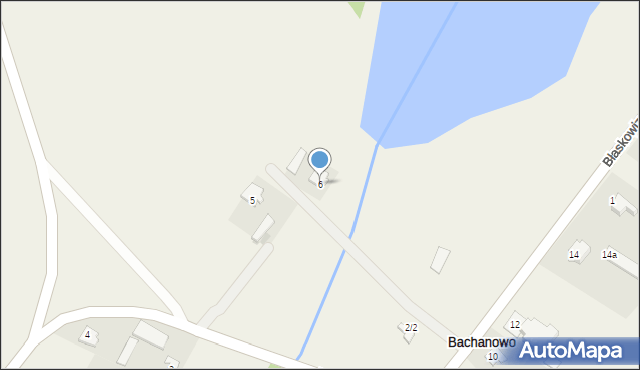 Bachanowo, Bachanowo, 6, mapa Bachanowo