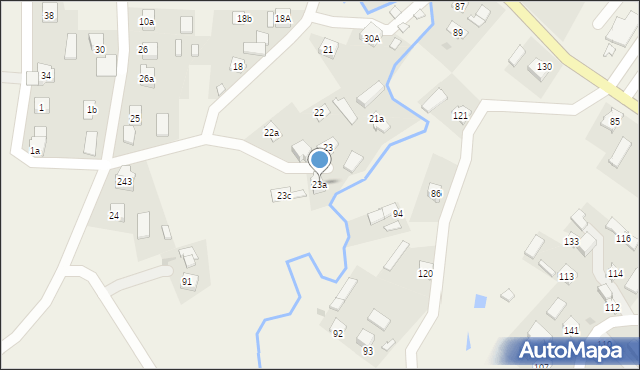 Bachlawa, Bachlawa, 23a, mapa Bachlawa