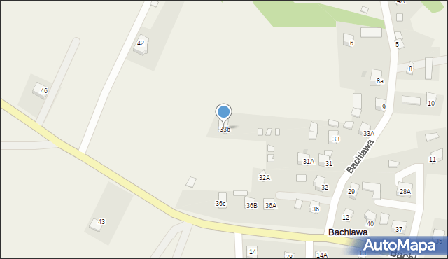 Bachlawa, Bachlawa, 33b, mapa Bachlawa