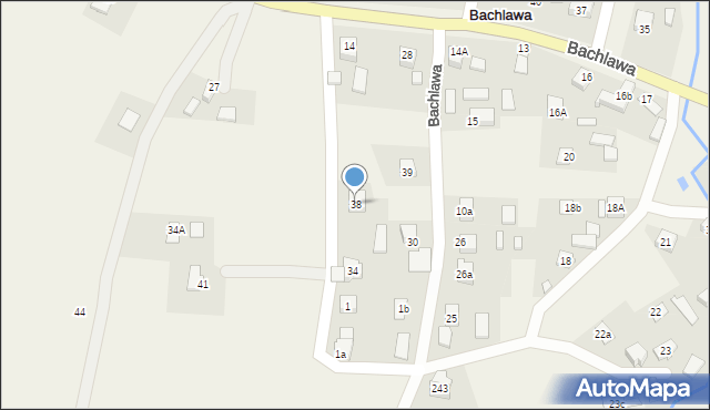 Bachlawa, Bachlawa, 38, mapa Bachlawa