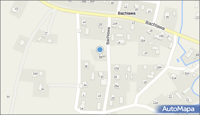 Bachlawa, Bachlawa, 39, mapa Bachlawa