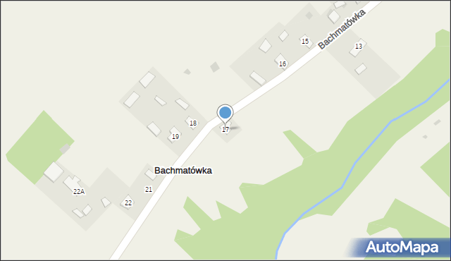 Bachmatówka, Bachmatówka, 17, mapa Bachmatówka