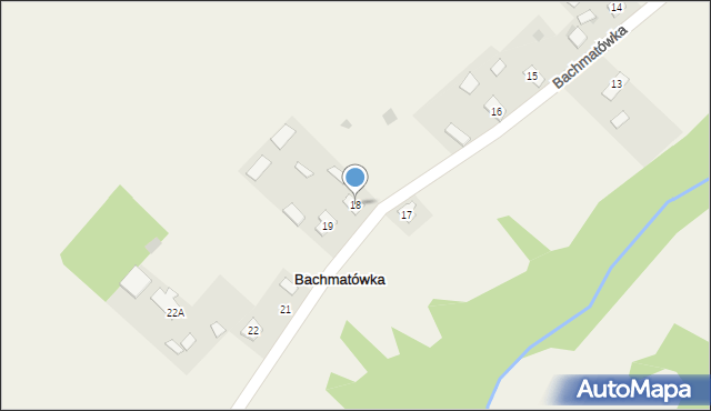 Bachmatówka, Bachmatówka, 18, mapa Bachmatówka