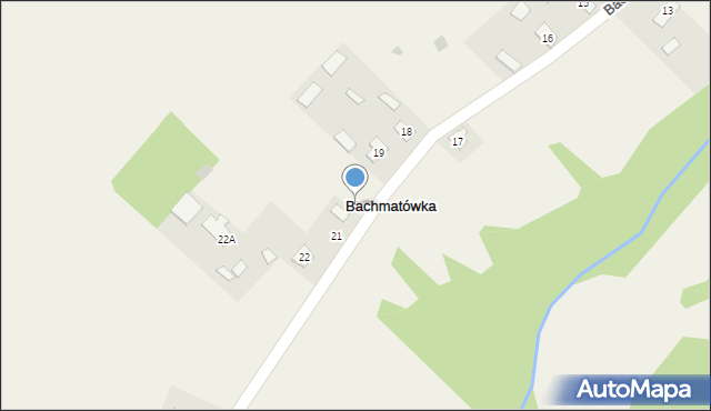 Bachmatówka, Bachmatówka, 20, mapa Bachmatówka