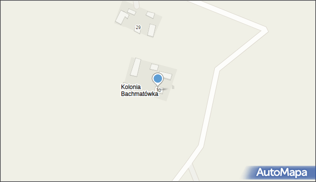 Bachmatówka, Bachmatówka, 30, mapa Bachmatówka