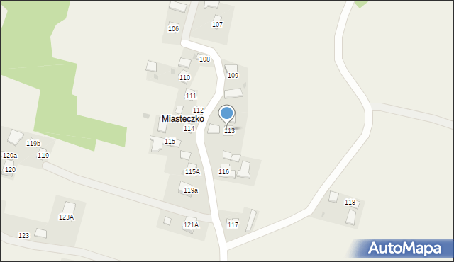 Bachórzec, Bachórzec, 113a, mapa Bachórzec