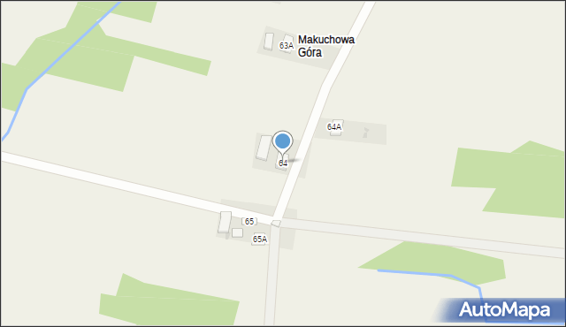 Bachórzec, Bachórzec, 64, mapa Bachórzec