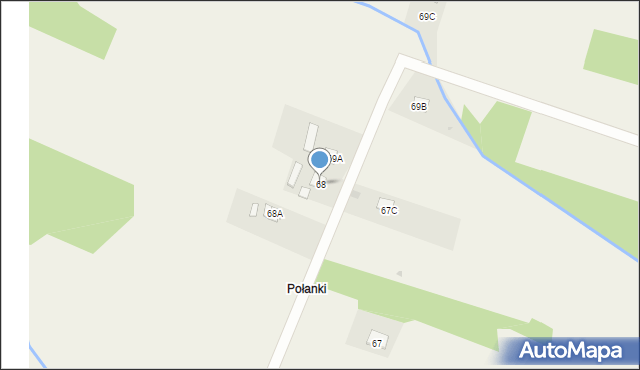 Bachórzec, Bachórzec, 68, mapa Bachórzec