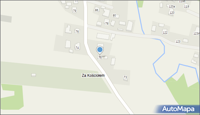 Bachórzec, Bachórzec, 75, mapa Bachórzec