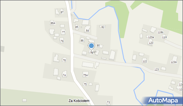 Bachórzec, Bachórzec, 78, mapa Bachórzec