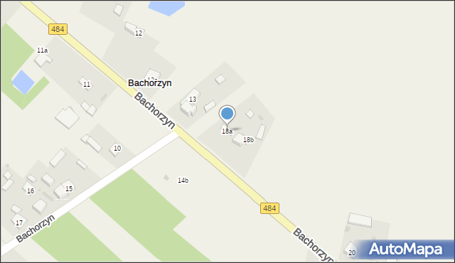 Bachorzyn, Bachorzyn, 18a, mapa Bachorzyn