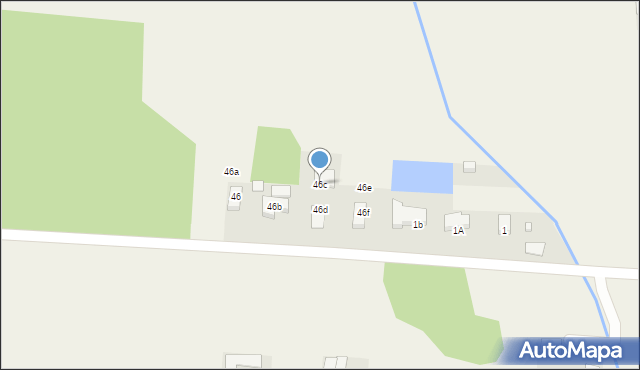 Baciuty-Kolonia, Baciuty-Kolonia, 46c, mapa Baciuty-Kolonia