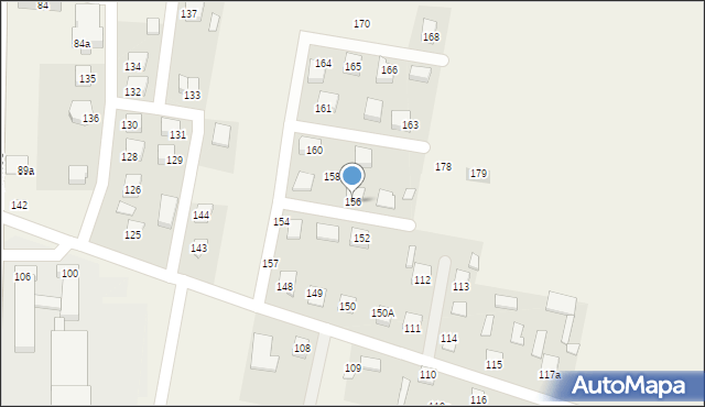 Baćkowice, Baćkowice, 156, mapa Baćkowice