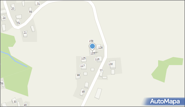 Bącza-Kunina, Bącza-Kunina, 115, mapa Bącza-Kunina