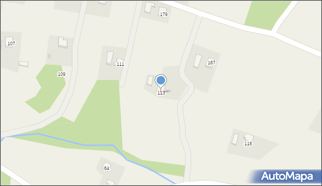 Bączal Górny, Bączal Górny, 113, mapa Bączal Górny