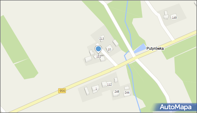 Baczyn, Baczyn, 111, mapa Baczyn