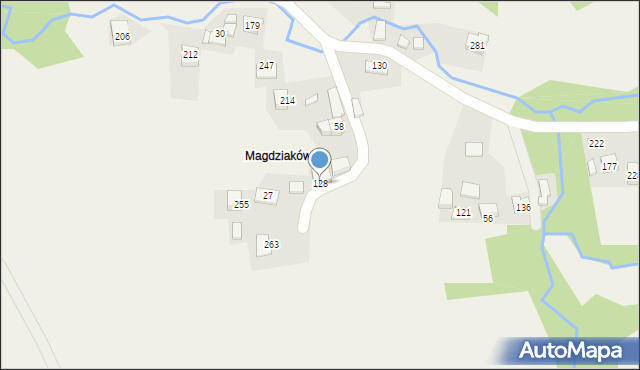 Baczyn, Baczyn, 128, mapa Baczyn