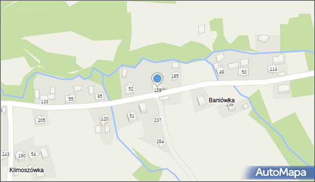 Baczyn, Baczyn, 129, mapa Baczyn