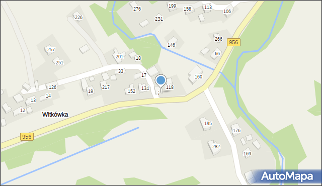 Baczyn, Baczyn, 233, mapa Baczyn