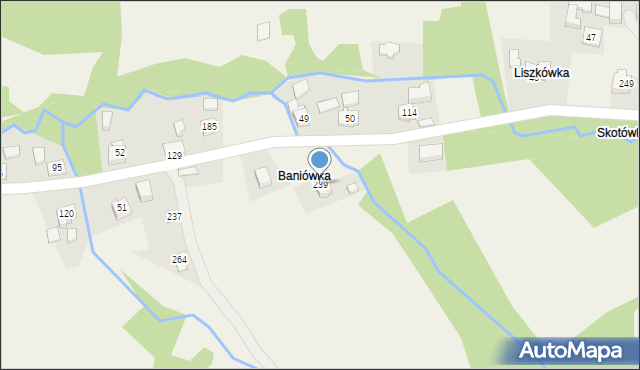 Baczyn, Baczyn, 239, mapa Baczyn