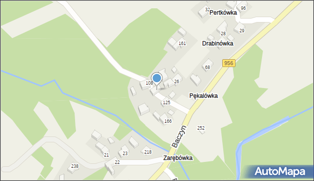 Baczyn, Baczyn, 25, mapa Baczyn