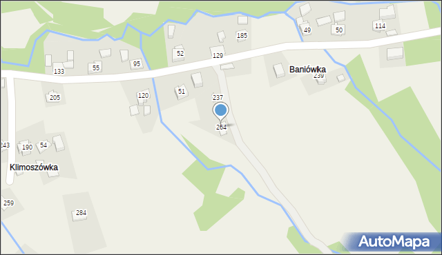 Baczyn, Baczyn, 264, mapa Baczyn