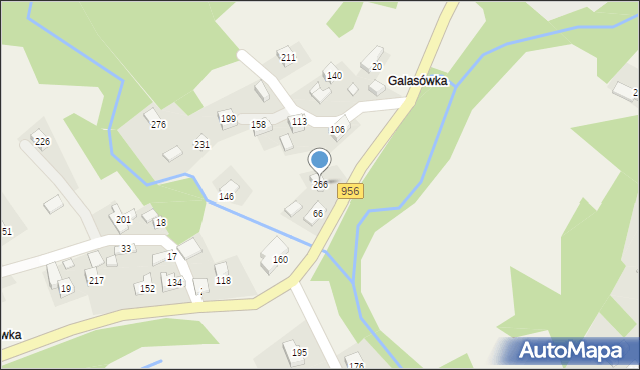 Baczyn, Baczyn, 266, mapa Baczyn