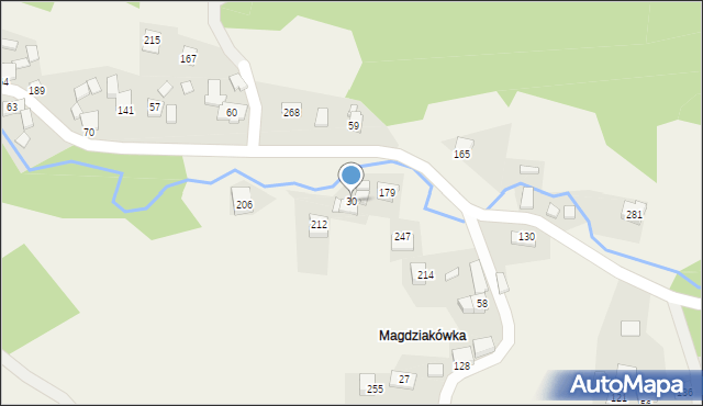 Baczyn, Baczyn, 30, mapa Baczyn