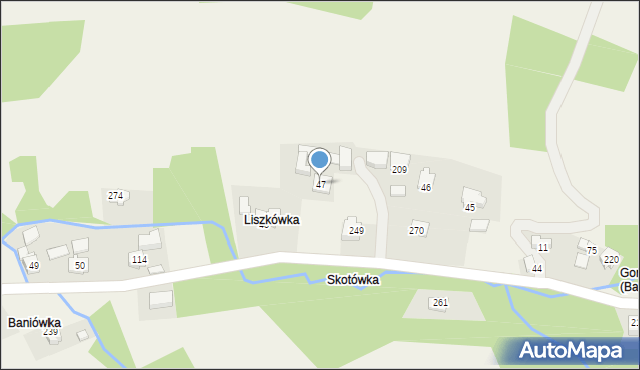 Baczyn, Baczyn, 47, mapa Baczyn