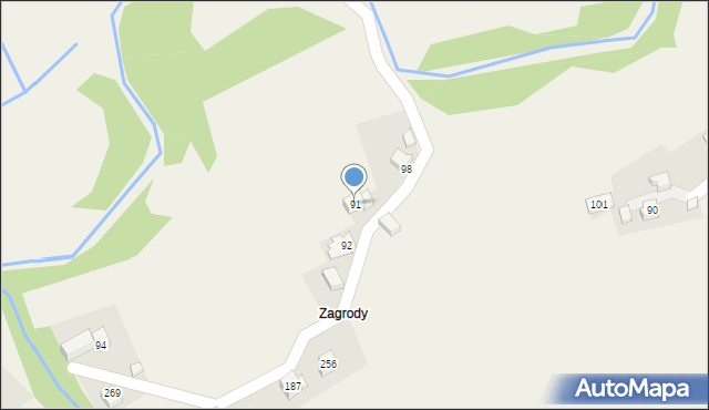 Baczyn, Baczyn, 91, mapa Baczyn