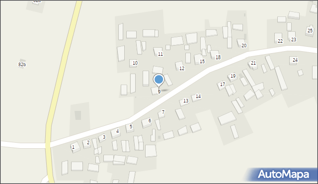 Badrzychowice, Badrzychowice, 9, mapa Badrzychowice