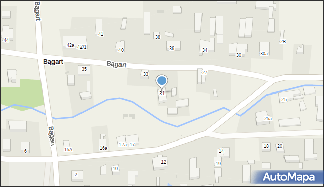 Bągart, Bągart, 31, mapa Bągart