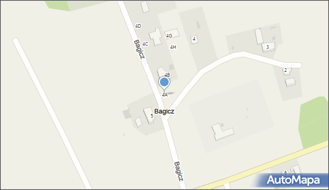 Bagicz, Bagicz, 4A, mapa Bagicz