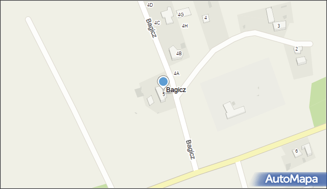 Bagicz, Bagicz, 5, mapa Bagicz