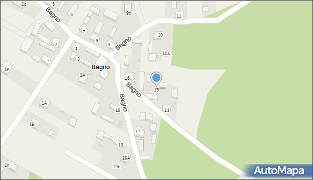 Bagno, Bagno, 15, mapa Bagno