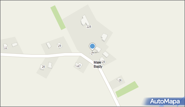 Bajdy, Bajdy, 27, mapa Bajdy