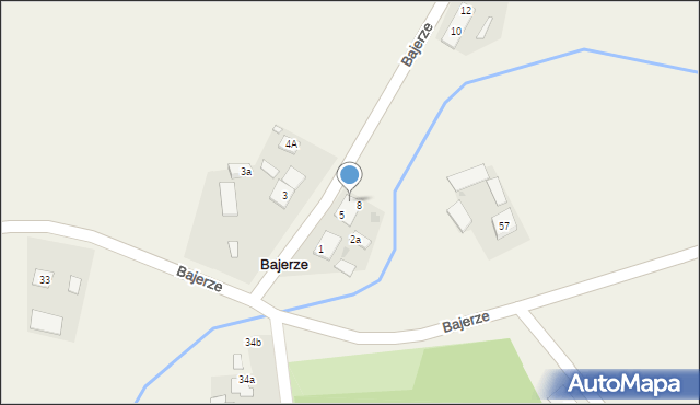 Bajerze, Bajerze, 7, mapa Bajerze