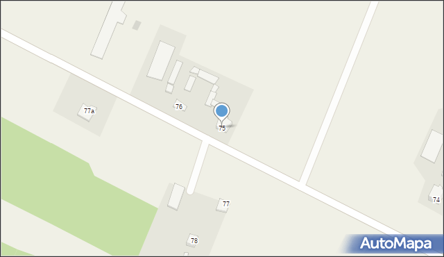 Bajki-Zalesie, Bajki-Zalesie, 75, mapa Bajki-Zalesie