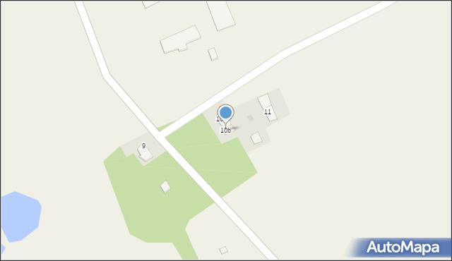 Bajory Wielkie, Bajory Wielkie, 10b, mapa Bajory Wielkie