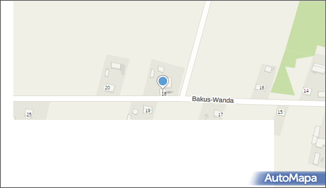 Bakus-Wanda, Bakus-Wanda, 18a, mapa Bakus-Wanda