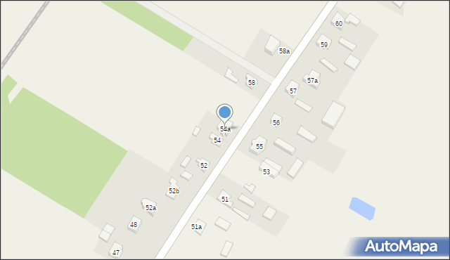 Bałdrzychów, Bałdrzychów, 54a, mapa Bałdrzychów