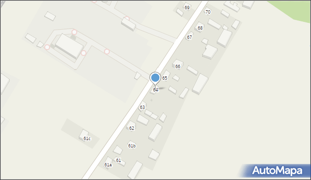 Bałdrzychów, Bałdrzychów, 64, mapa Bałdrzychów