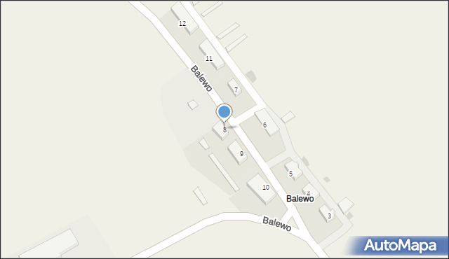 Balewo, Balewo, 8, mapa Balewo